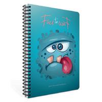 Face To Face Spiralli Defter A4 Büyük 80 Yaprak Kareli Turquoise