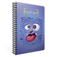 Face To Face Spiralli Defter A4 Büyük 80 Yaprak Kareli Purple