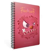 Face To Face Spiralli Defter A4 Büyük 80 Yaprak Çizgili Pink