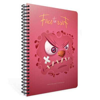 Face To Face Spiralli Defter A4 Büyük 80 Yaprak Çizgili Pink