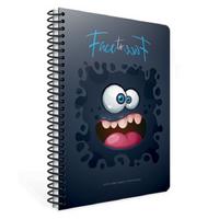 Face To Face Spiralli Defter A4 Büyük 80 Yaprak Çizgili Dark Blue