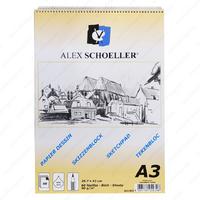 Alex Schoeller Spiralli Eskiz Defteri 90Gr A3 Boy 60 Yaprak