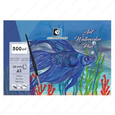 Alex Scholler Alx0618 Art Sulu Boya Defteri 300Gr A3 12 Yaprak