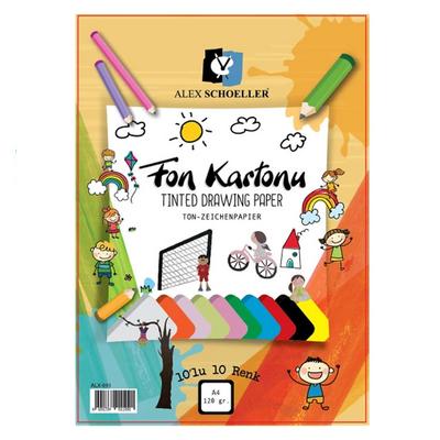Alex Schoeller Fon Kartonu 120Gr A4 21X30 10'Lu Paket