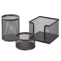 Kraf 470G Perfore Metal Masaüstü Set Siyah