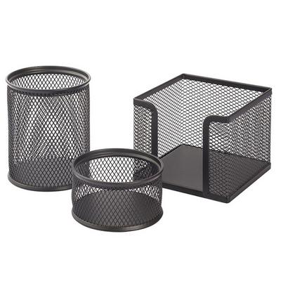 Kraf 470G Perfore Metal Masaüstü Set Siyah