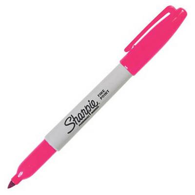 Sharpie Permanent Kalem Fine Point Yuvarlak Uç Pembe