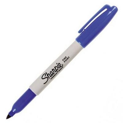 Sharpie Permanent Kalem Fine Point Yuvarlak Uç Mavi