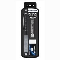 Pensan Iq-Duo Versatil Kalem Uç Silgi Set 0,7Mm Siyah