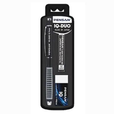 Pensan Iq-Duo Versatil Kalem Uç Silgi Set 0,7Mm Siyah