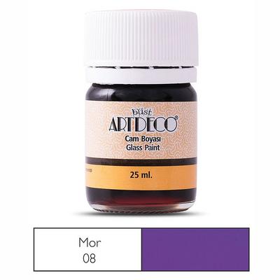 Artdeco Cam Boyası 25Ml 30A-08 Mor
