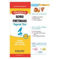 Karatay Soru Fırtınası Yaprak Test Tüm Dersler 1.Sınıf