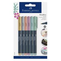 Faber-Castell Metallics Metalik Marker 6'Lı Set