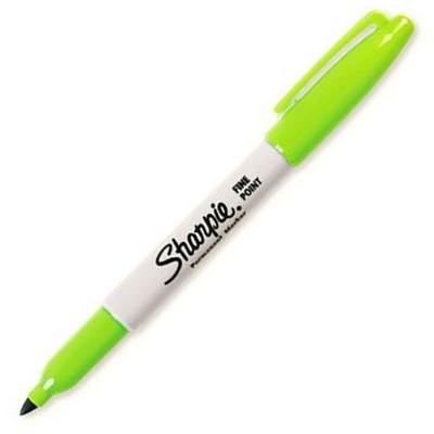 Sharpie Permanent Kalem Fine Point Yuvarlak Uç Limon Yeşili