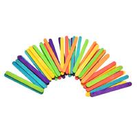 Brons Ahşap Çubuk Küçük Renkli 50'Li Paket