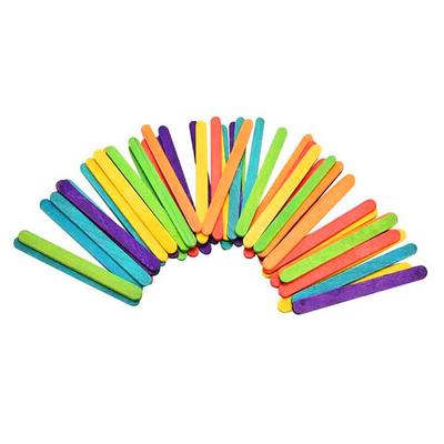 Brons Ahşap Çubuk Küçük Renkli 50'Li Paket