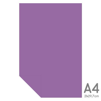 Lüks Fon Kartonu A4 21X30 160Gr Mor