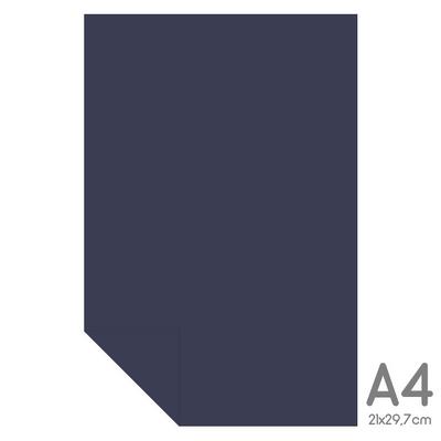 Lüks Fon Kartonu A4 21X30 160Gr Lacivert