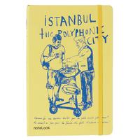 Scrikss Notelook A5 Defter İstanbul The Polyphonic City Macun Çizgisiz