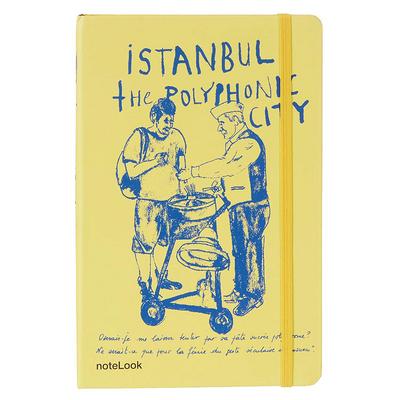 Scrikss Notelook A5 Defter İstanbul The Polyphonic City Macun Çizgisiz