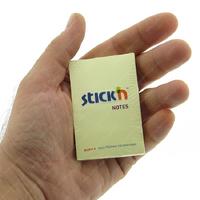 Hopax Stıck'n Yapışkanlı Not Kağıdı 76X51mm Pastel Sarı