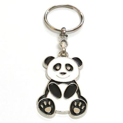 K-Gift Anahtarlık Gümüş Renkte Panda