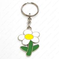 K-Gift Anahtarlık Gümüş Renkte Çiçek