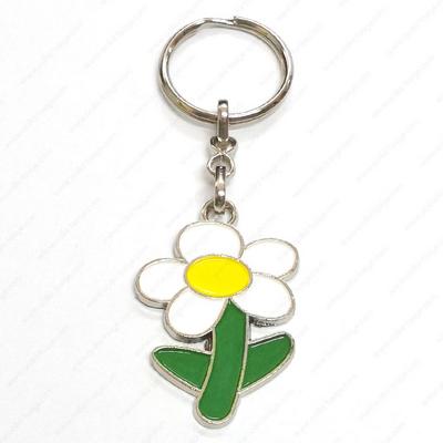 K-Gift Anahtarlık Gümüş Renkte Çiçek