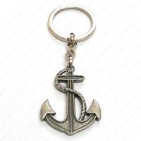 K-Gift Anahtarlık Gümüş Renkte Çıpa