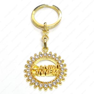 K-Gift Anahtarlık Altın Renk Canım Annem