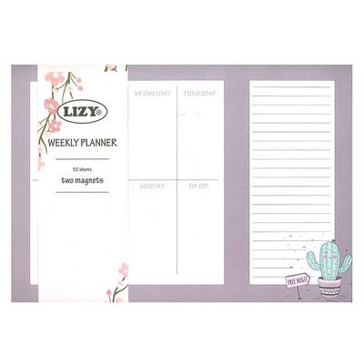 Liz Tkv02 Mıknatıslı Haftalık Planlayıcı Kaktüs Free Hugs!
