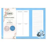 Liz Tkv02 Mıknatıslı Haftalık Planlayıcı Panda