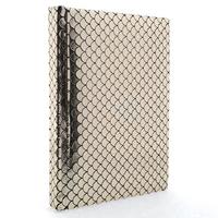 Liz Bls180lux Balık Sırtı Defter 14X20cm 168 Yaprak Kareli Altın