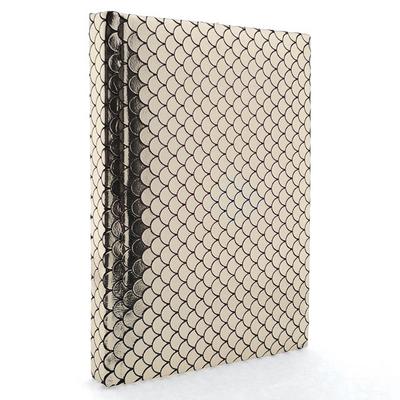 Liz Bls180lux Balık Sırtı Defter 14X20cm 168 Yaprak Kareli Altın