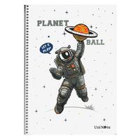 Uni Note Dream Pp. Sp. Defter A4 72 Yaprak Kareli Planet Ball