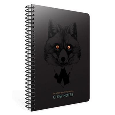 Gıpta Glow Notes Spiralli Defter A4 Büyük 80 Yaprak Çizgili Fox