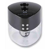 Faber-Castell Grip Jumbo Auto Çitli Kalemtıraş Siyah