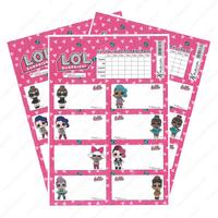 Lol Ders Programlı Etiket 3'Lü Paket Pembe