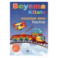 Bulut - Kolaydan Zora Çek Kopart Boyama Kitabı Taşıtlar