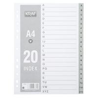 Kraf Plastik Seperatör A-Z Alfabe