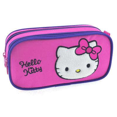 Hello Kitty Hk-7002 Çiftli Kalem Çantası Pembe
