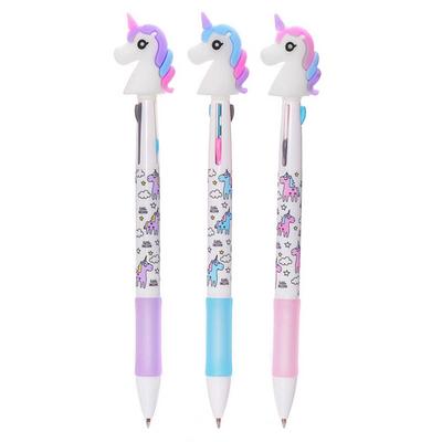 Mikro Mk-202 Tükenmez Kalem Unicorn 3 Renk Tek Kalemde