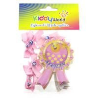 Kiddy World Keçe Motivasyon Rozeti 6'Lı Aferin Pembe