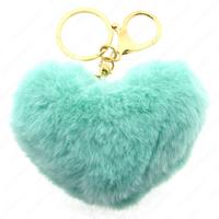 Motto 7354 Peluş Kalp Anahtarlık Su Yeşili