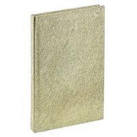 Liz İkv123 Metalik Kapaklı Defter 10X14cm Kareli Altın