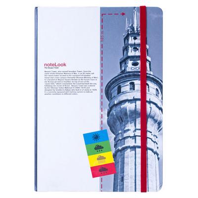 Scrikss Notelook A5 Defter Beyazıt Kulesi Çizgisiz