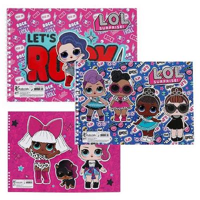 Lol Spiralli Resim Defteri 17X25cm 15 Yaprak