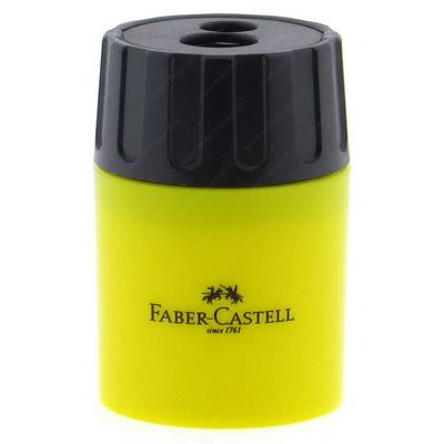 Faber-Castell Geniş Hazneli Çiftli Kalemtraş Sarı