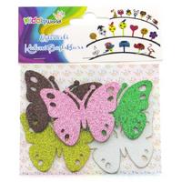 Kiddy World Şekilli Yapışkanlı Eva Simli Kelebek