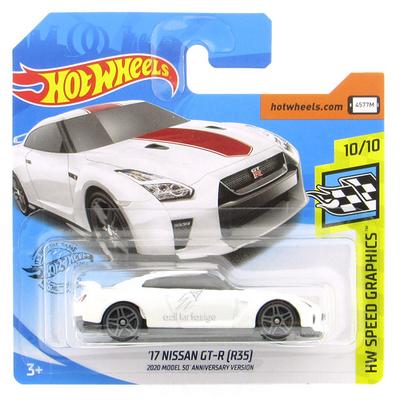Hot Wheels 2020 Speed Graphics 10/10 17 Nissan Gt-R R35